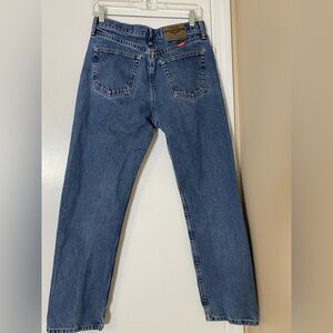 Wrangler Regular Fit Denim Men's Blue Jeans 31 x 30 
100% Cotton Made in Mexico